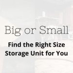 Storage unit size guide
